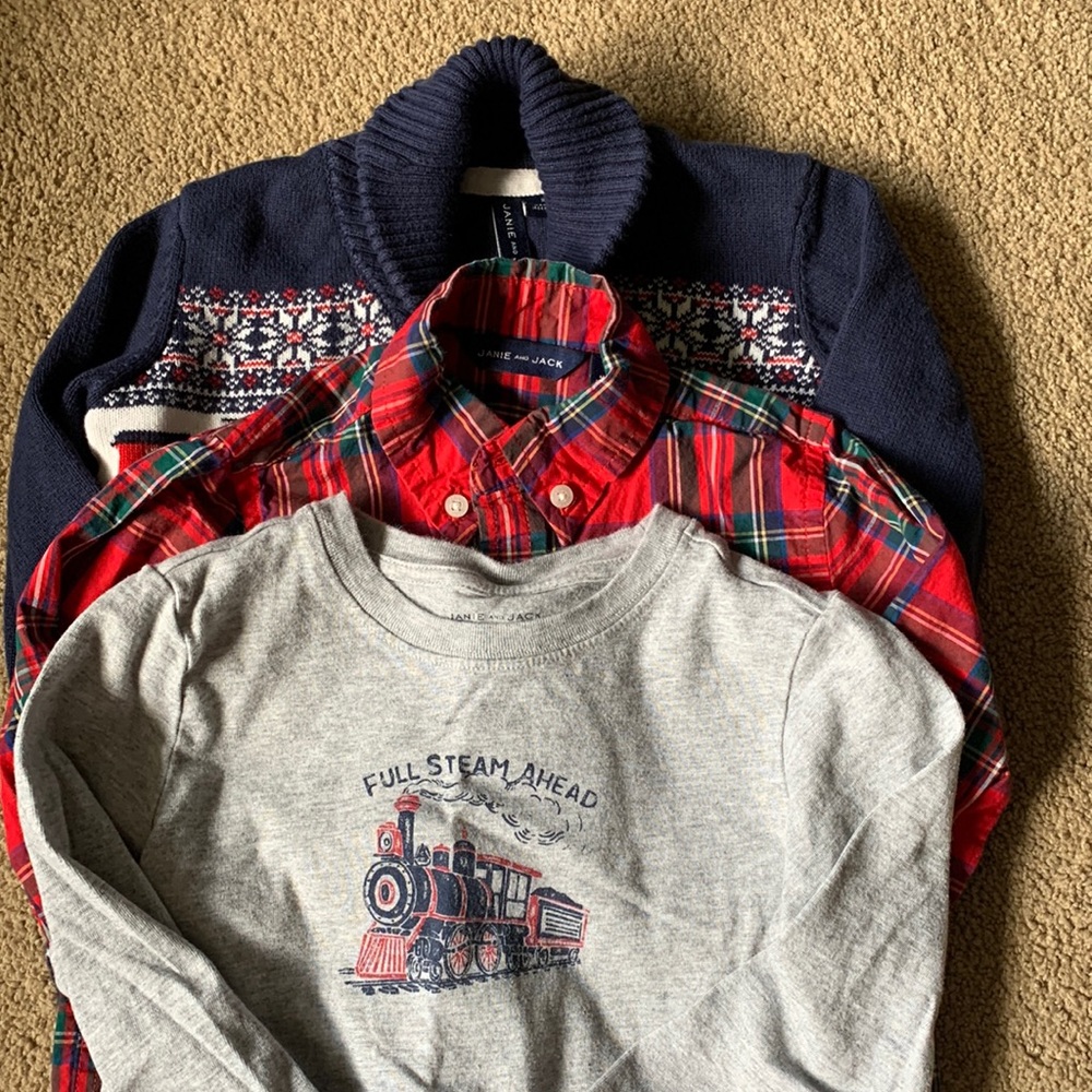 Janie & Jack Christmas Set